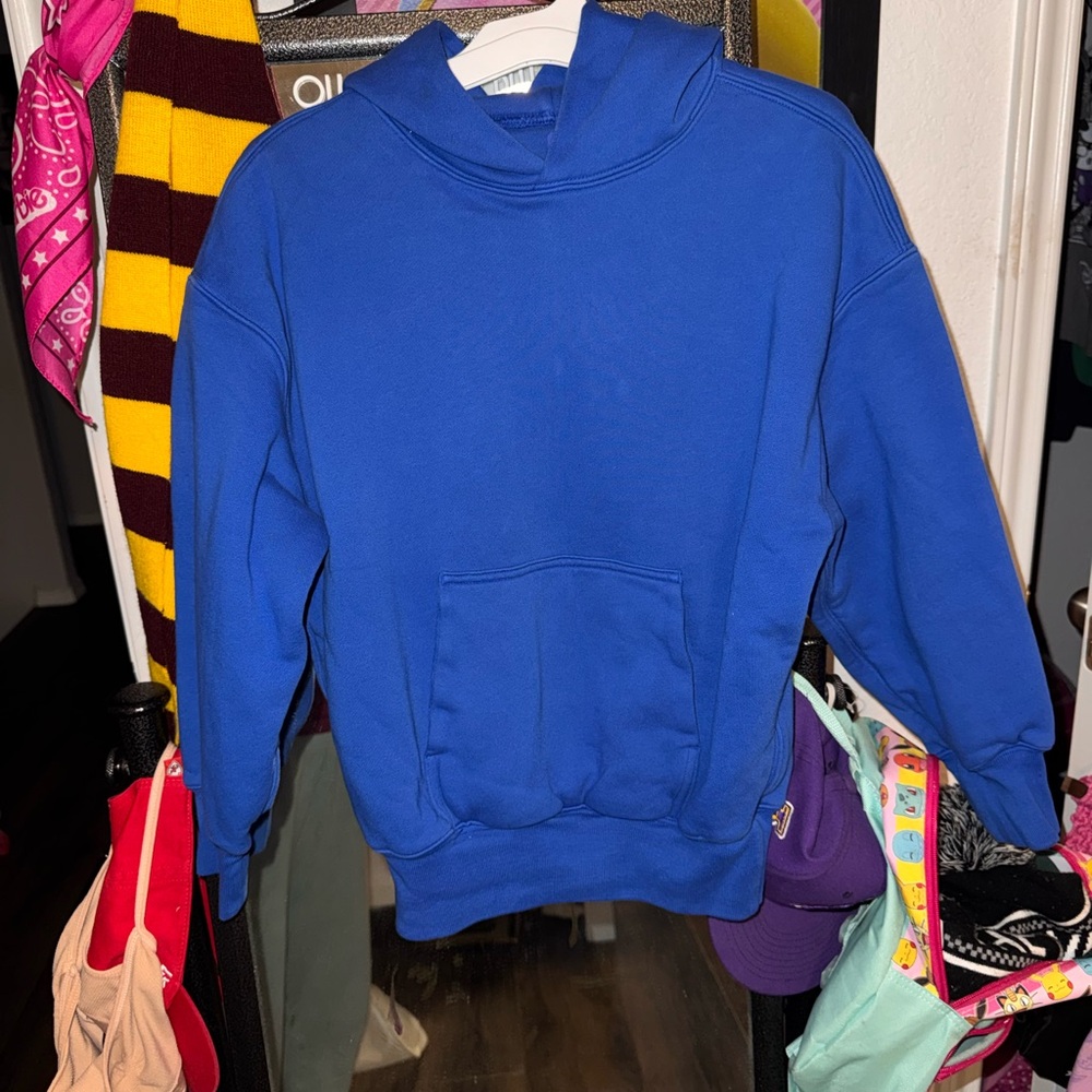 Cobalt blue YZY Gap unisex kids Hoodie size Medium NWOT